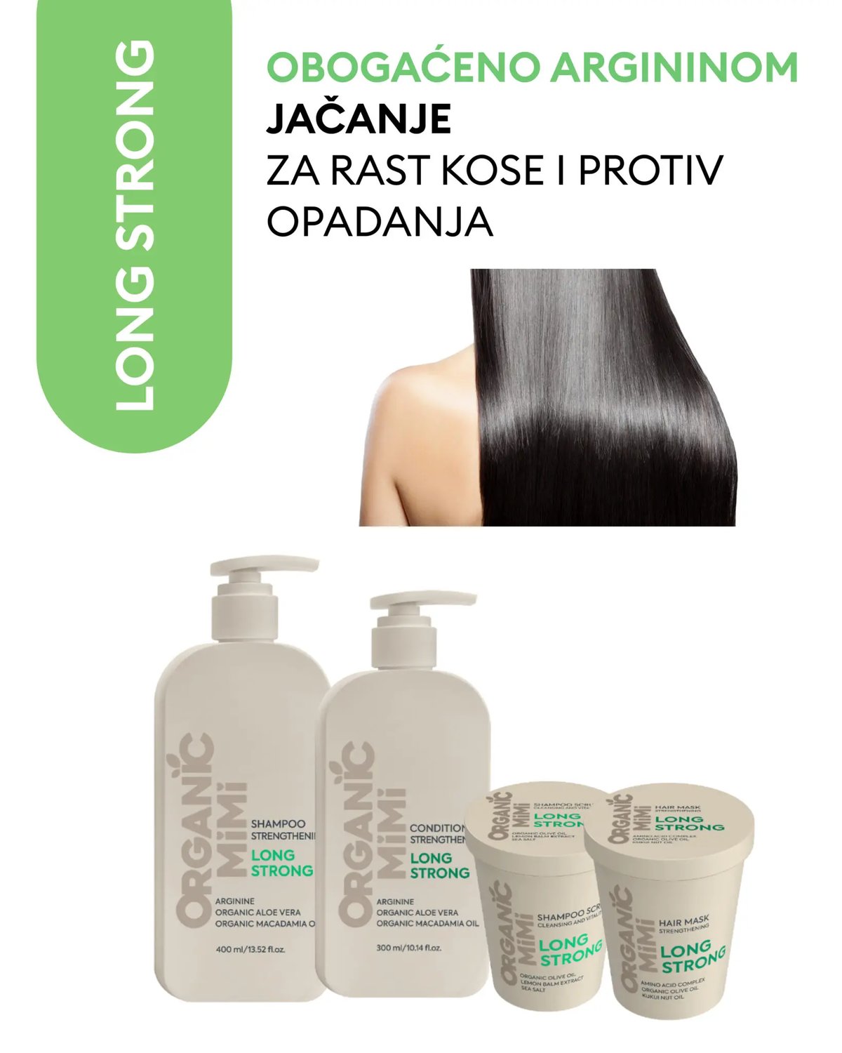 Balzam za rast kose i protiv opadanja Long strong, 300 ml