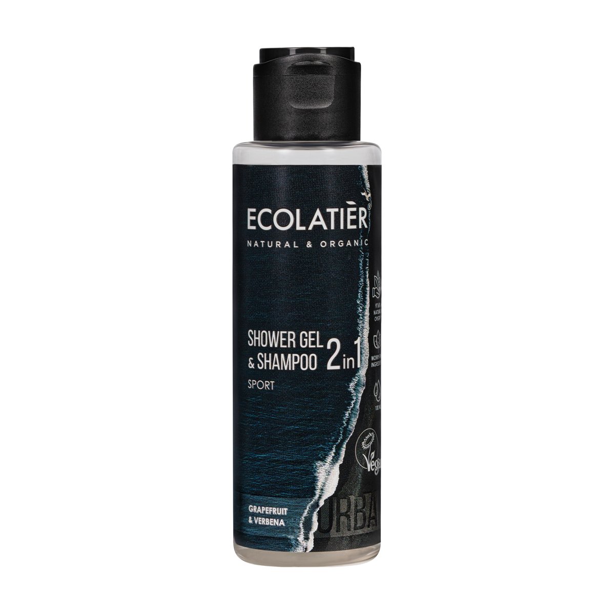 ECOLATIER URBAN Gel za tuširanje i Šampon 2-u-1 Sport, 100 ml | VESNA.RS