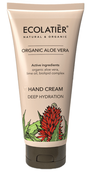 ECOLATIER Krema za ruke Organic Aloe Vera, 100 ml | VESNA