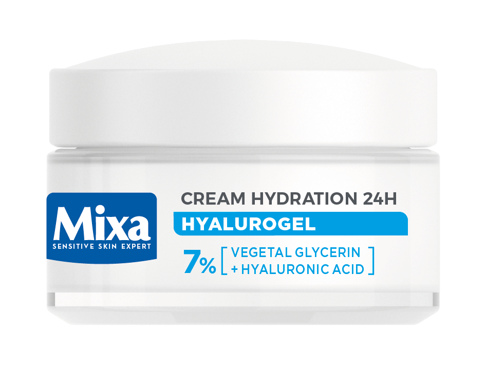 MIXA Hyalurogel Light intenzivna hidrantna krema za osetljivu normalnu i dehidriranu kožu, 50 ml | VESNA.RS