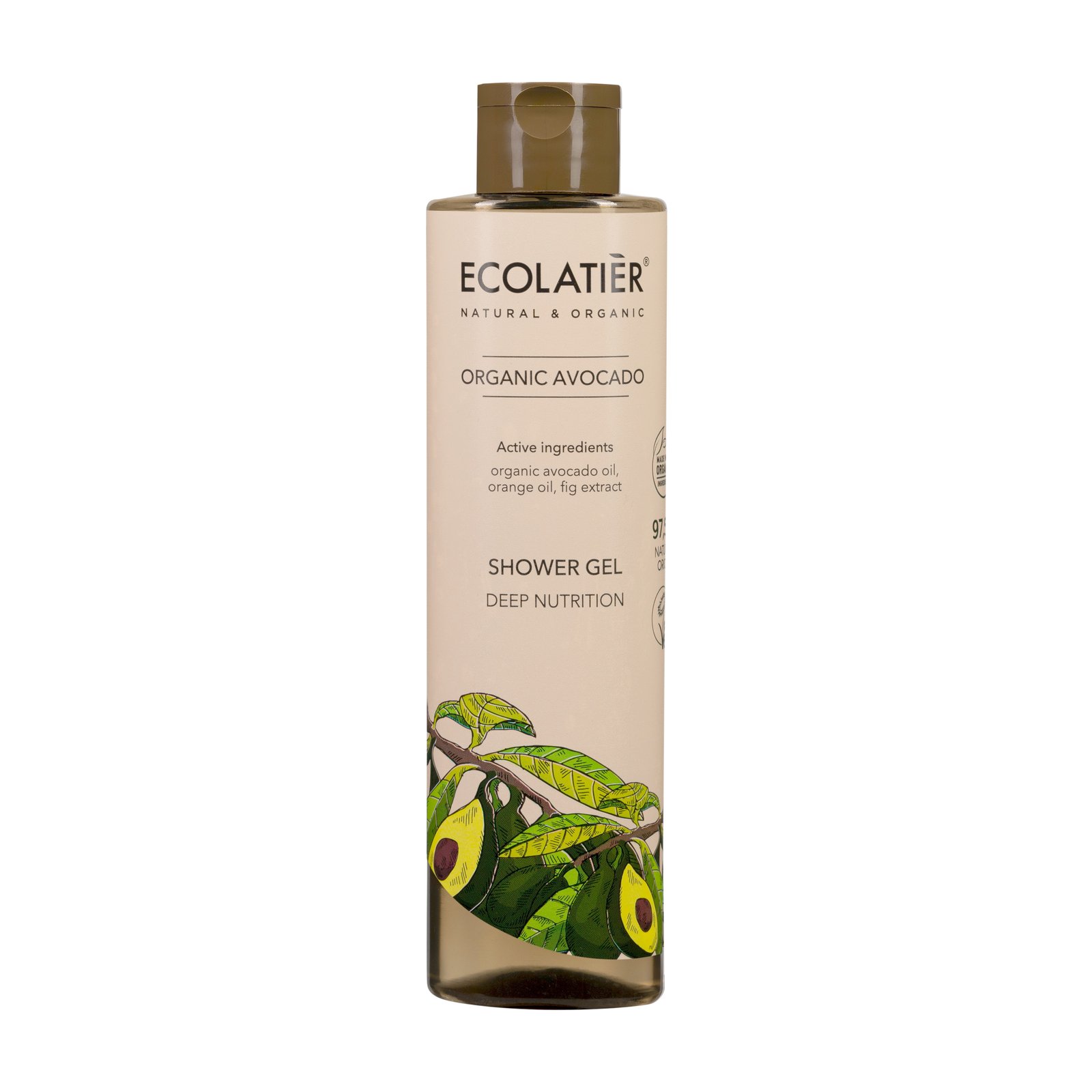 ECOLATIER Gel za tuširanje Organic Avocado, 350 ml | VESNA.RS