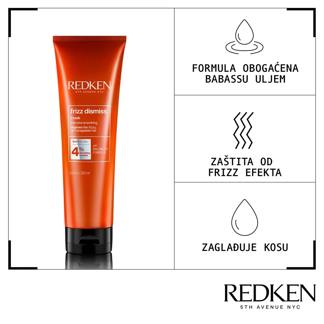 Redken FRIZZ DISMISS maska, 250 ml | VESNA.RS
