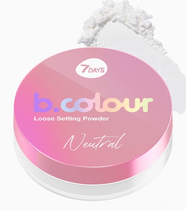 7DAYS B.COLOUR Loose setting puder u prahu / Neutralna nijansa | VESNA