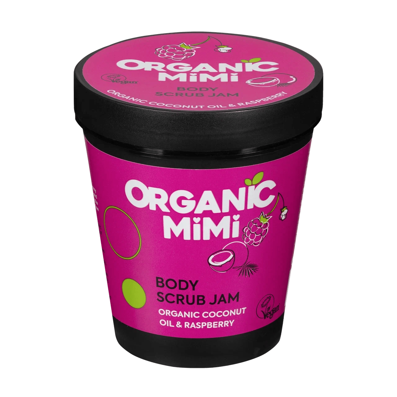 Organic Mimi Džem piling za telo Kokos & Malina, 250 g | VESNA.RS