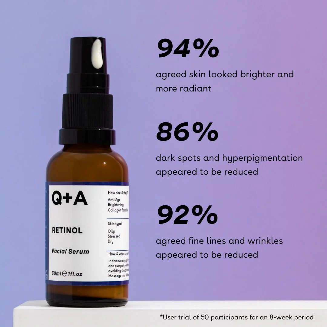 Q+A RETINOL Serum za lice, 30 ml | VESNA.RS