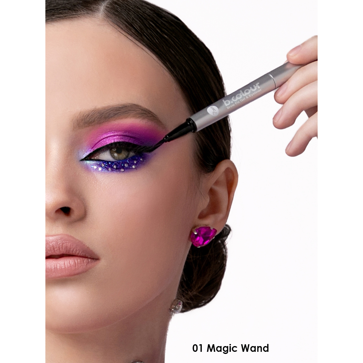 7DAYS B.COLOUR Brow fix gel & eyeliner / 01 Magic Wand | VESNA.RS