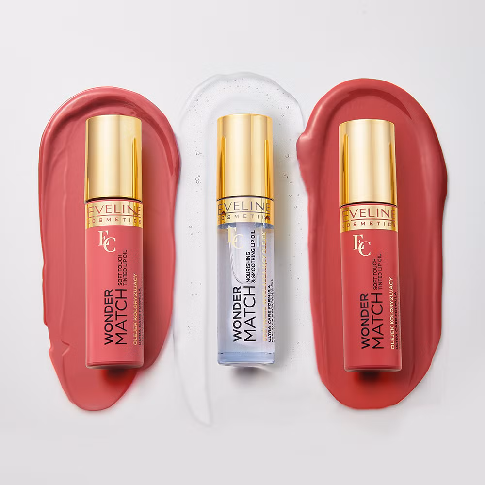 EVELINE Ulje za usne WONDER MATCH – SOFT TOUCH TINTED LIP OIL | VESNA.RS