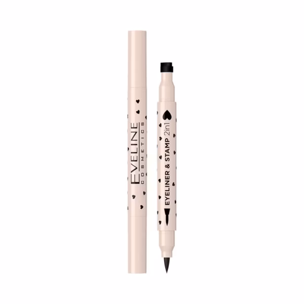 EVELINE EYELINER & STAMP 2 u 1 Ajlajner i pečat | VESNA.RS