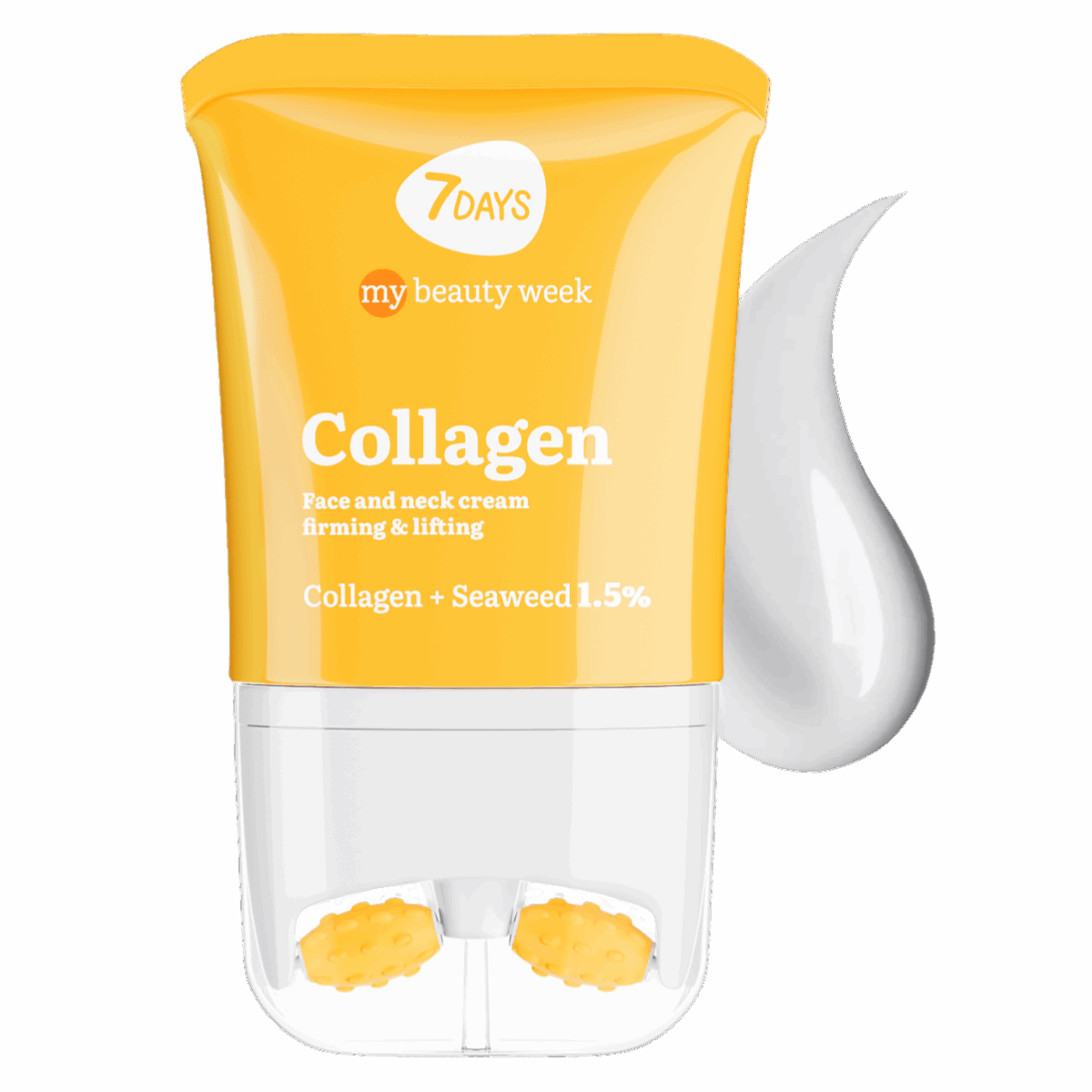 7DAYS MY BEAUTY WEEK COLLAGEN Serum za vrat i dekolte sa masažerom Collagen 1% + Lanablue 0,5%, 80 ml | VESNA.RS