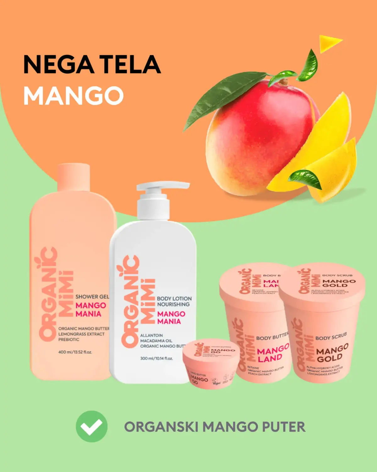 Losion za telo Mango mania, 300 ml