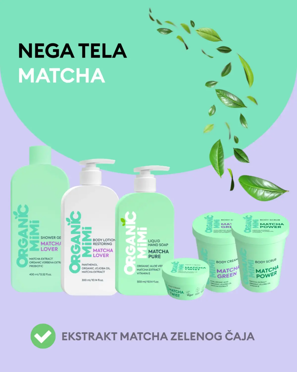 Gel za tuširanje Matcha lover, 400 ml