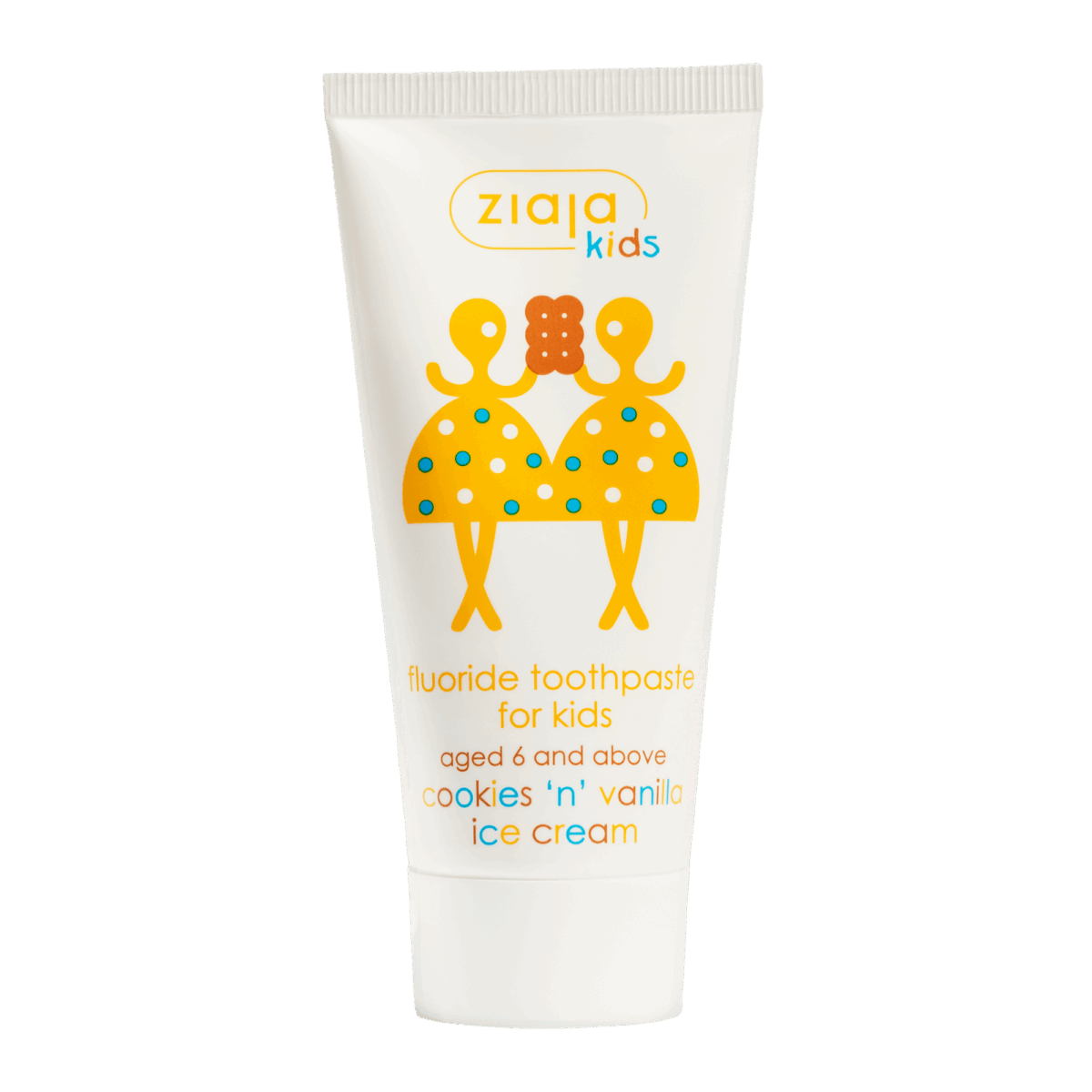 ZIAJA Dečija pasta za zube sa aromom sladoleda od vanile i kolačića, 6+, 50 ml | VESNA.RS
