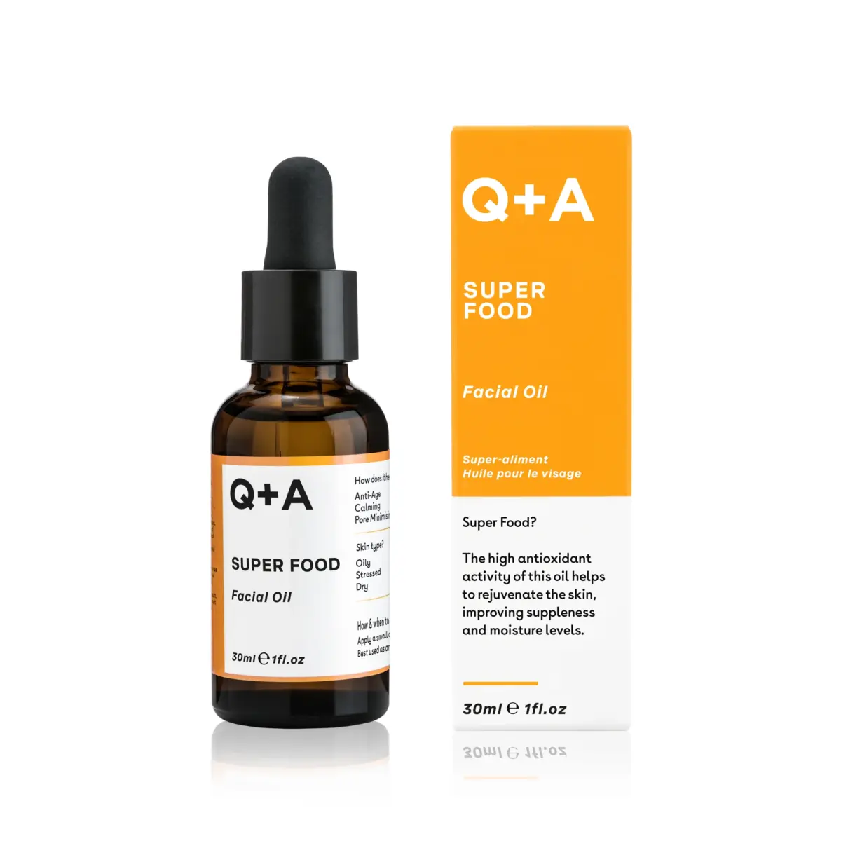 Q+A SUPER FOOD Ulje za podmlađivanje kože, 30 ml | VESNA.RS