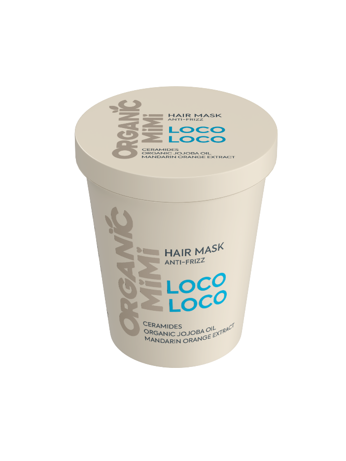 Organic Mimi Maska za kosu Anti-frizz Loco-loco, 200 ml | VESNA.RS