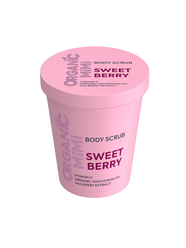 Organic Mimi Piling za telo Dud Sweet berry, 250 g | VESNA.RS