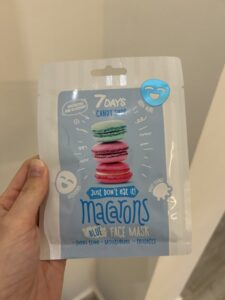 7DAYS CANDY SHOP Plava maska za lice Macarons | VESNA.RS