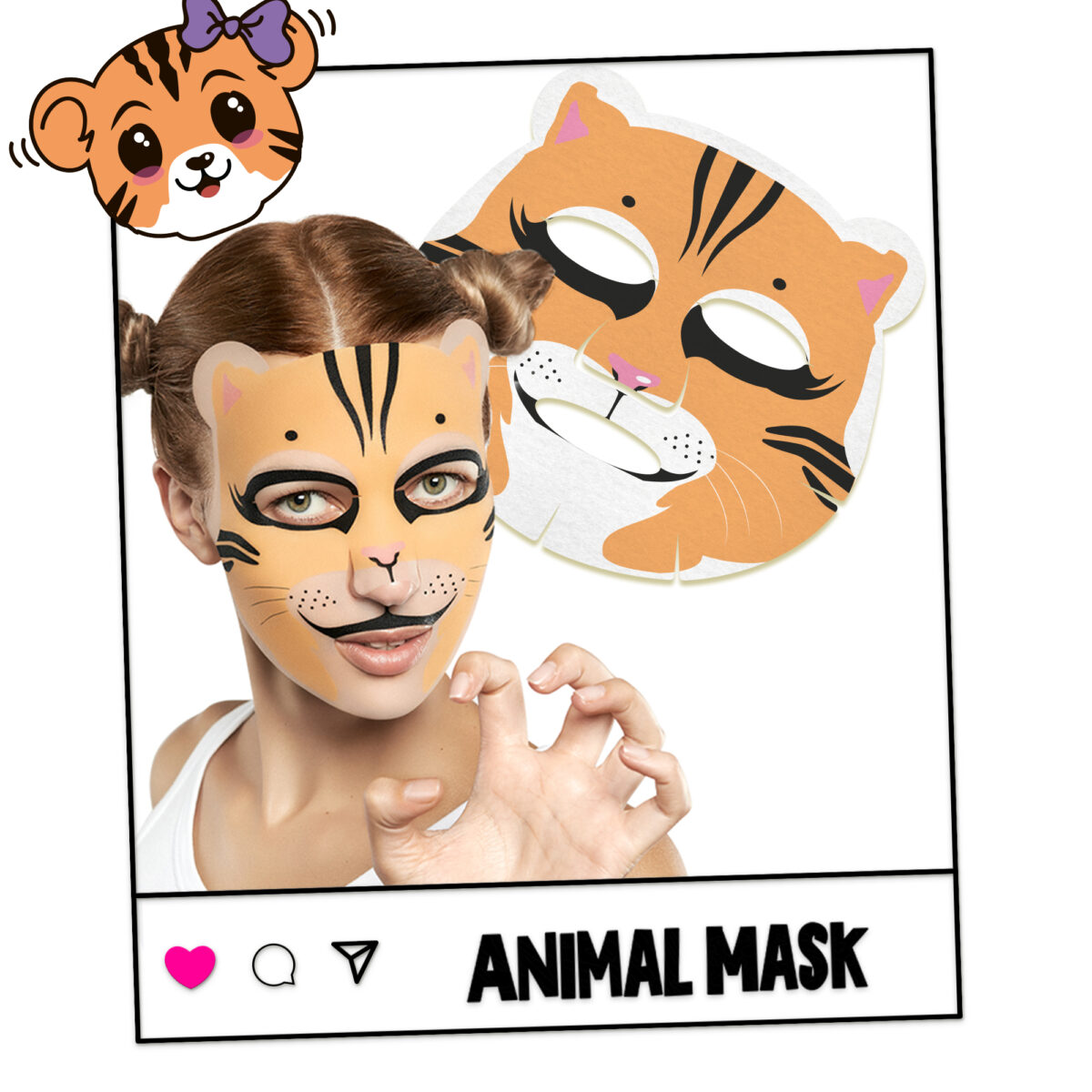 7DAYS WILD TIGER-R-R Sheet Maska koja osvežava boju tena sa Taiga bobicama i Verbenom | VESNA.RS