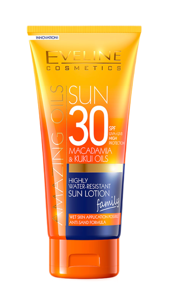 EVELINE Vodootporan losion za sunčanje SPF 30, 200 ml | VESNA