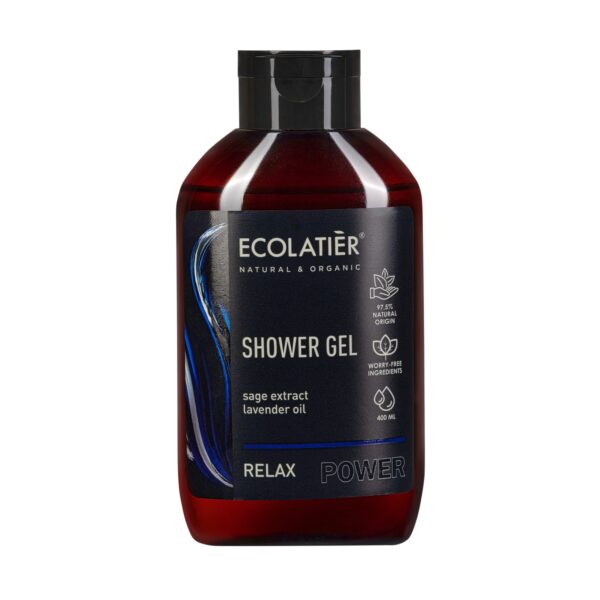 ECOLATIER POWER Gel za tuširanje Relaks, 400 ml | VESNA