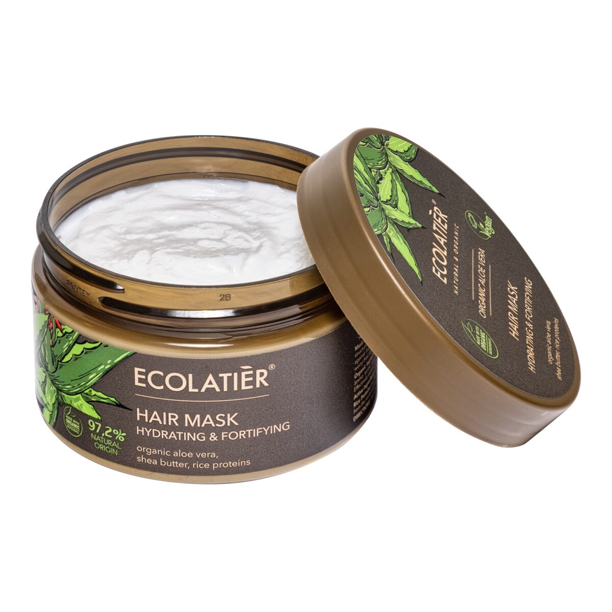 ECOLATIER Maska za kosu Organic Aloe Vera, 250 ml | VESNA.RS