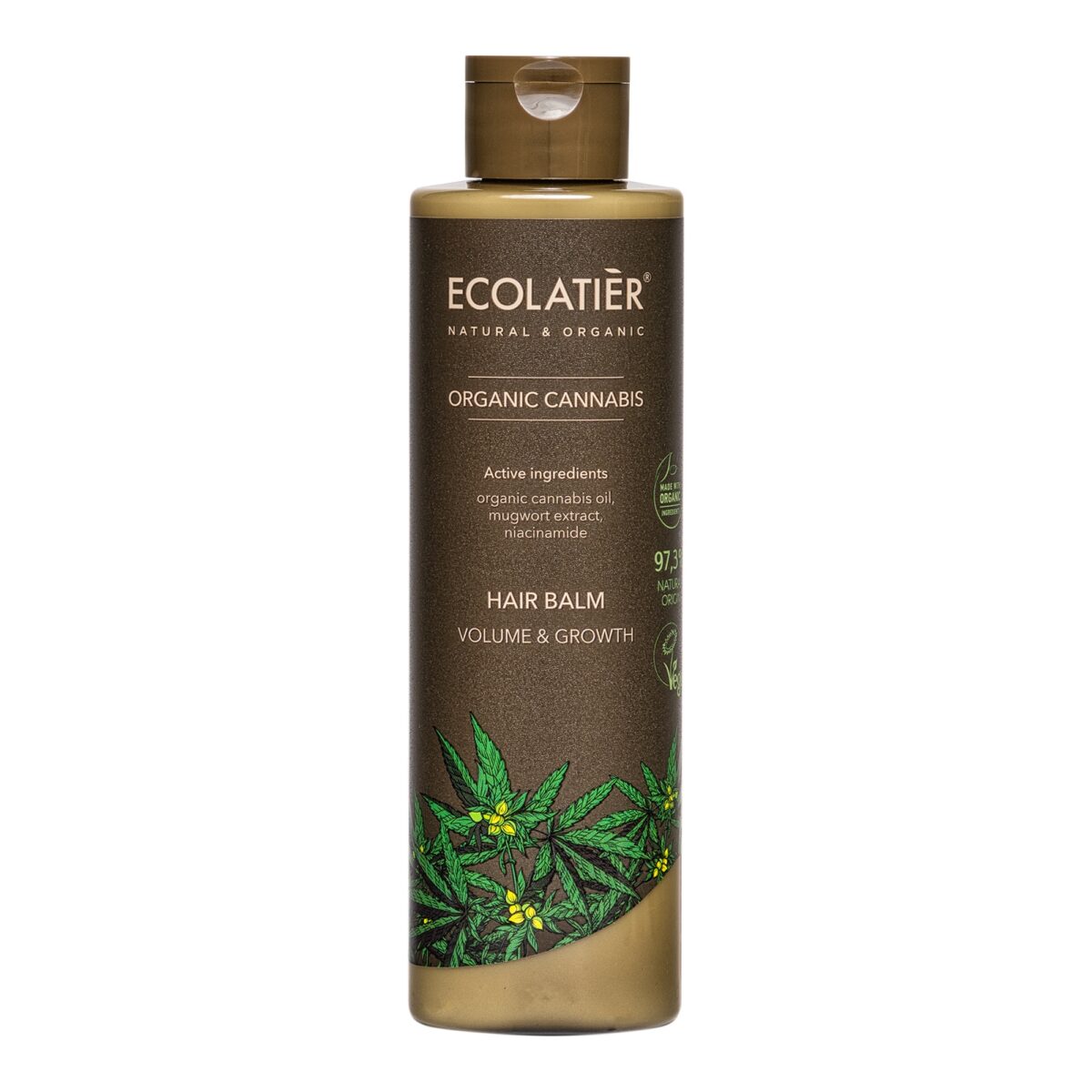 ECOLATIER Balzam za kosu Organic Cannabis, 250 ml | VESNA.RS