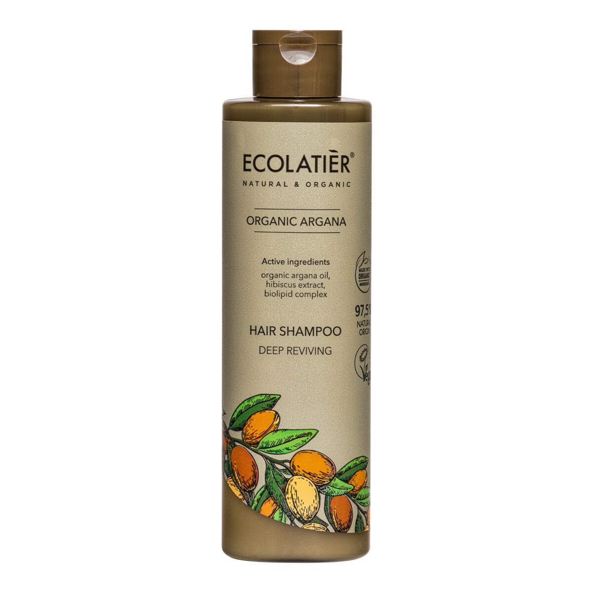 ECOLATIER Šampon za kosu Organic Argana, 250 ml | VESNA.RS