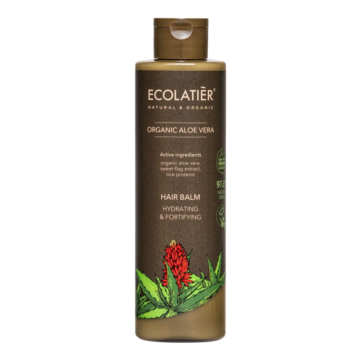 ECOLATIER Balzam za kosu Organic Aloe Vera, 250 ml | VESNA.RS