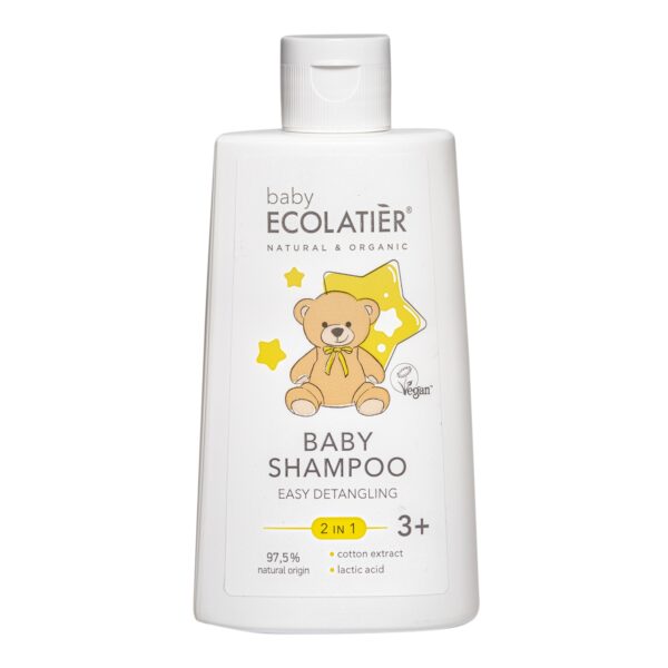 ECOLATIER BABY 2U1 Šampon za bebe za lako raščešljavanje