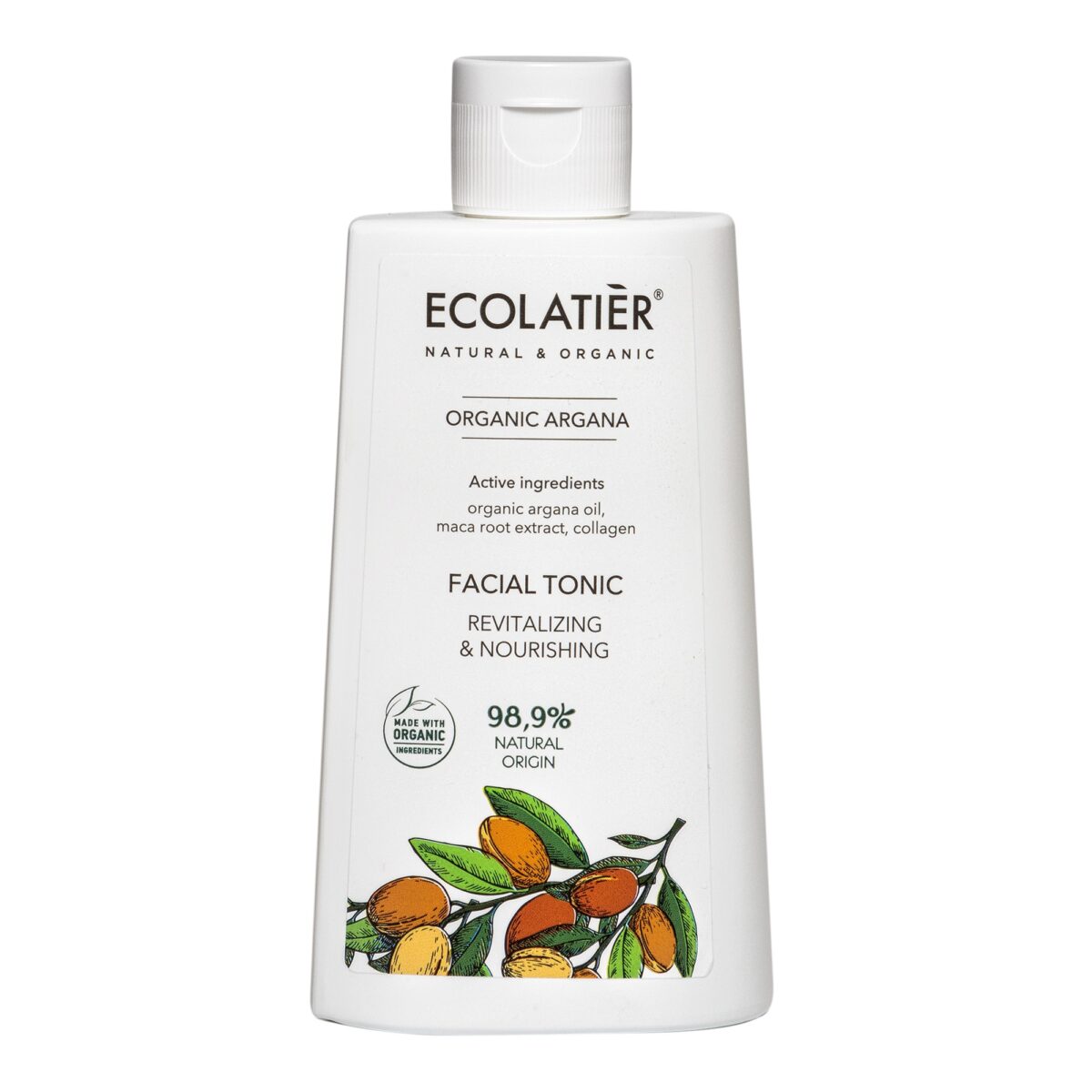 ECOLATIER Tonik za lice Organic Argana, 250 ml | VESNA.RS