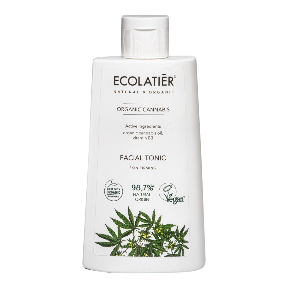 ECOLATIER Tonik za lice Organic Cannabis, 250 ml | VESNA.RS