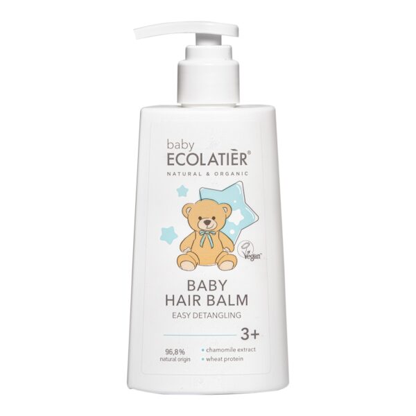 ECOLATIER BABY Balzam za bebe za lako raščešljavanje kose 3+, 250 ml | VESNA