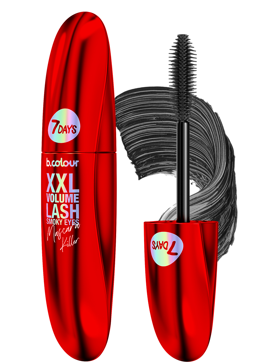 7DAYS B.COLOUR DS Smokey eye lash mascara Push UP / 01 Black | VESNA.RS