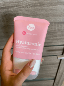 7DAYS MY BEAUTY WEEK HYALURONIC Serum za lice, vrat i dekolte anti-age moisturizing concentrate Hyaluronic acid 1% + B3 O,5%, 80 ml | VESNA.RS