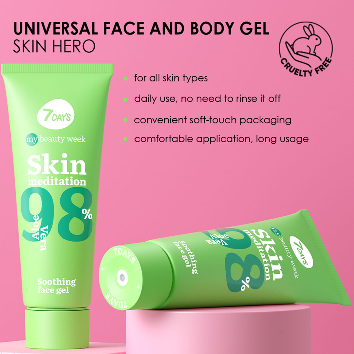 7DAYS Gel za omekšavanje kože lica SKIN MEDITATION | VESNA.RS