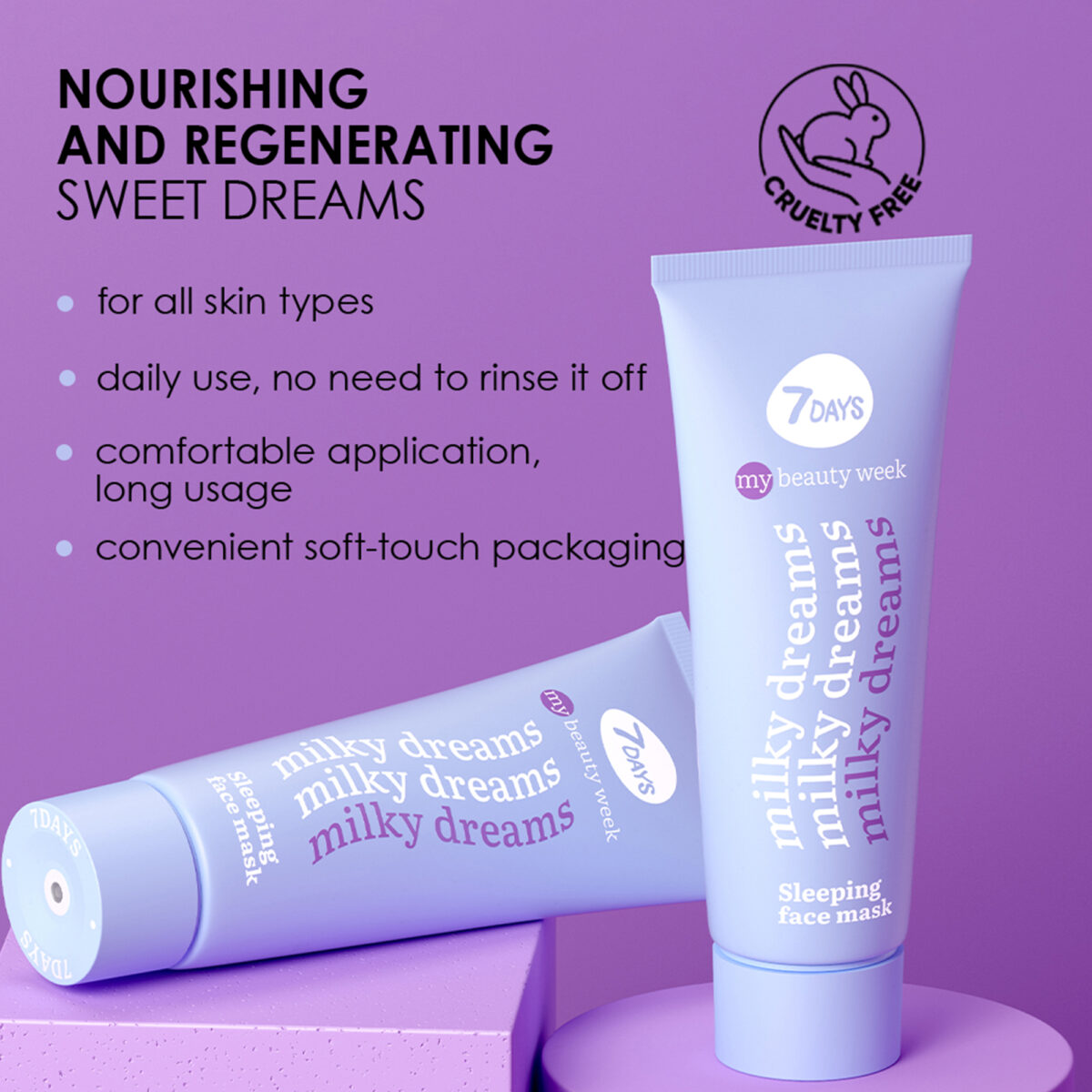 7DAYS Maska za spavanje MILKY DREAMS | VESNA.RS