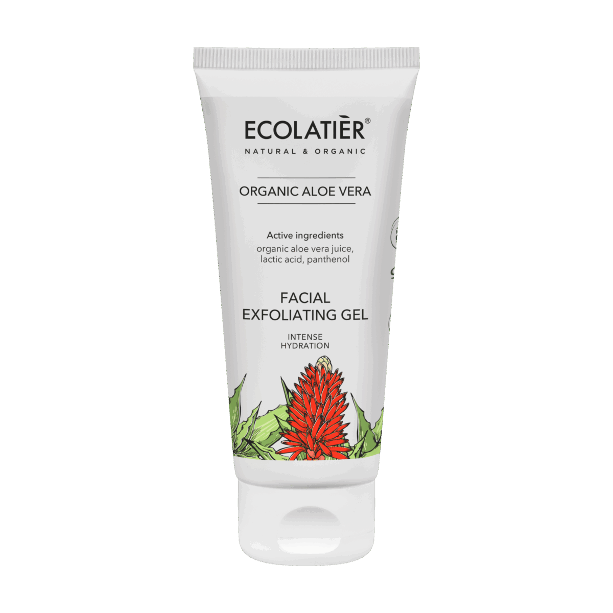 ECOLATIER Gel eksfoliant za lice Organic Aloe Vera, 150 ml | VESNA.RS