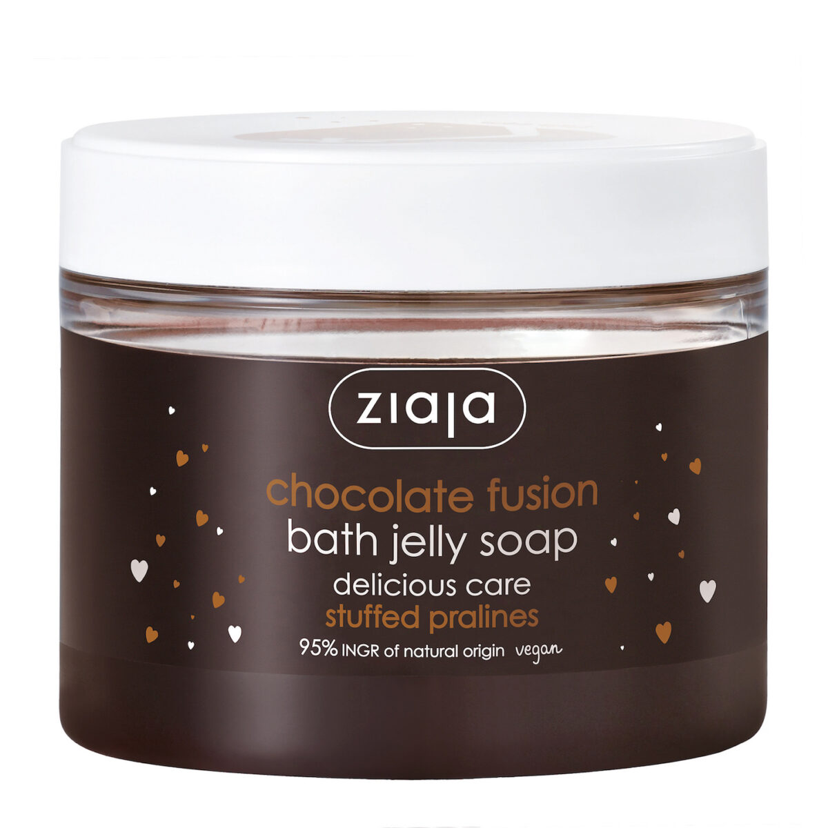 ZIAJA Želatinasta kupka i gel za tuširanje Čokoladne praline, 260 ml | VESNA.RS