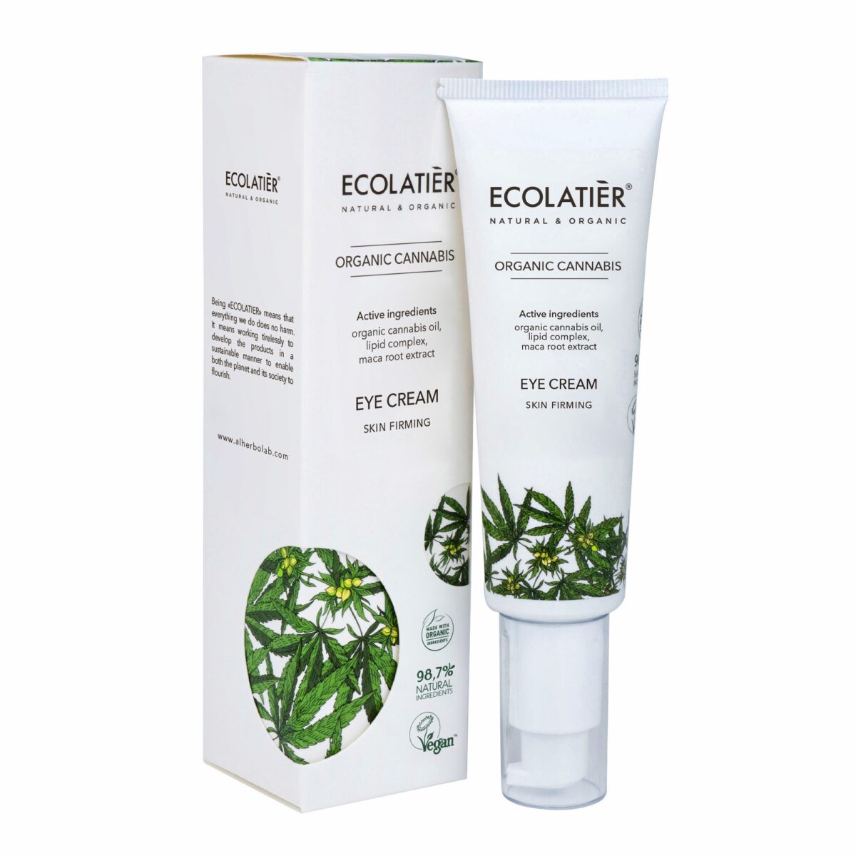 ECOLATIER Krema oko očiju Organic Cannabis, 50 ml | VESNA.RS