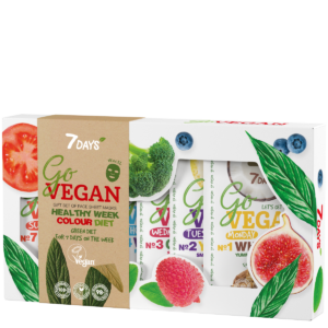 7DAYS Poklon set HEALTHY WEEK COLOR DIET GO VEGAN – 7 maski za lice | VESNA