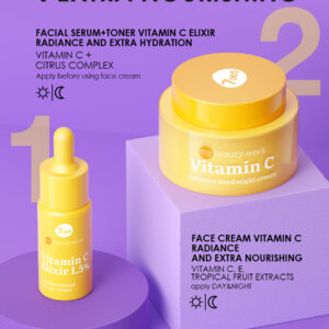 7DAYS MY BEAUTY WEEK VITAMIN C ELIXIR 1,5% Radiance serum za lice i toner, 20 ml | VESNA