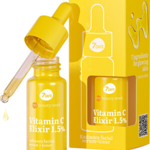 7DAYS MY BEAUTY WEEK VITAMIN C ELIXIR 1,5% Radiance serum za lice i toner, 20 ml | VESNA