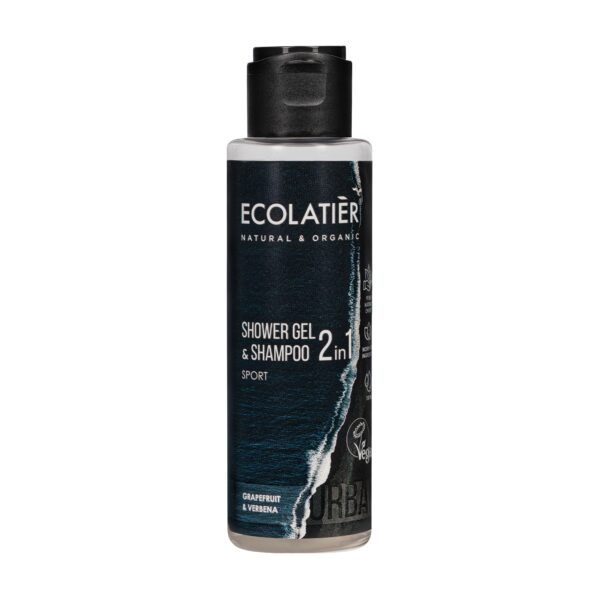 ECOLATIER URBAN Gel za tuširanje i Šampon 2-u-1 Sport, 100 ml | VESNA