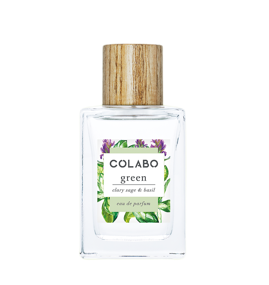 COLABO Toaletna voda GREEN Clary sage & basil, 100 ml | VESNA.RS
