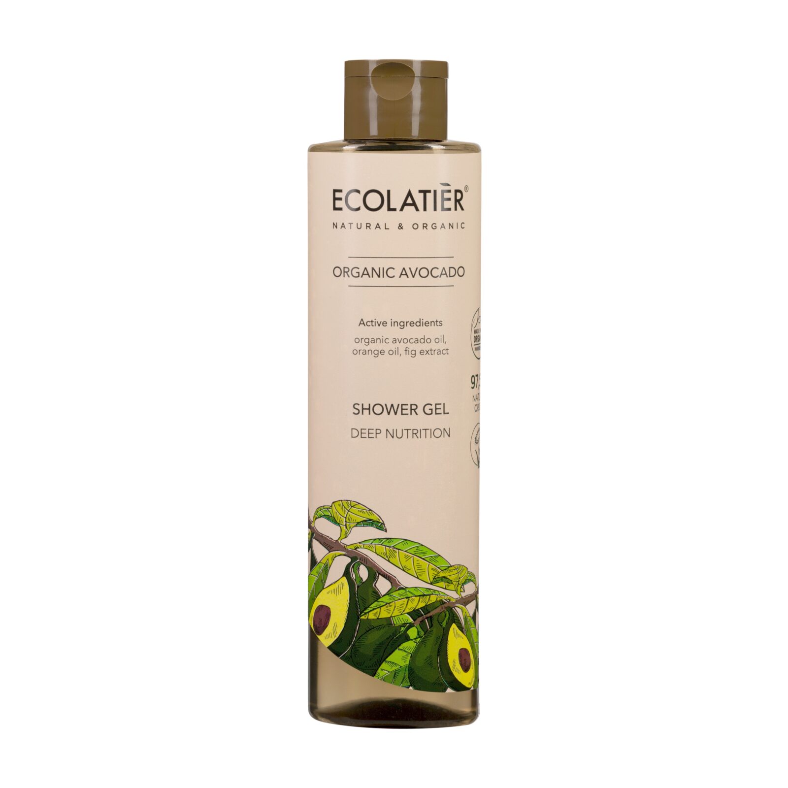 ECOLATIER Gel za tuširanje Organic Avocado, 350 ml | VESNA.RS