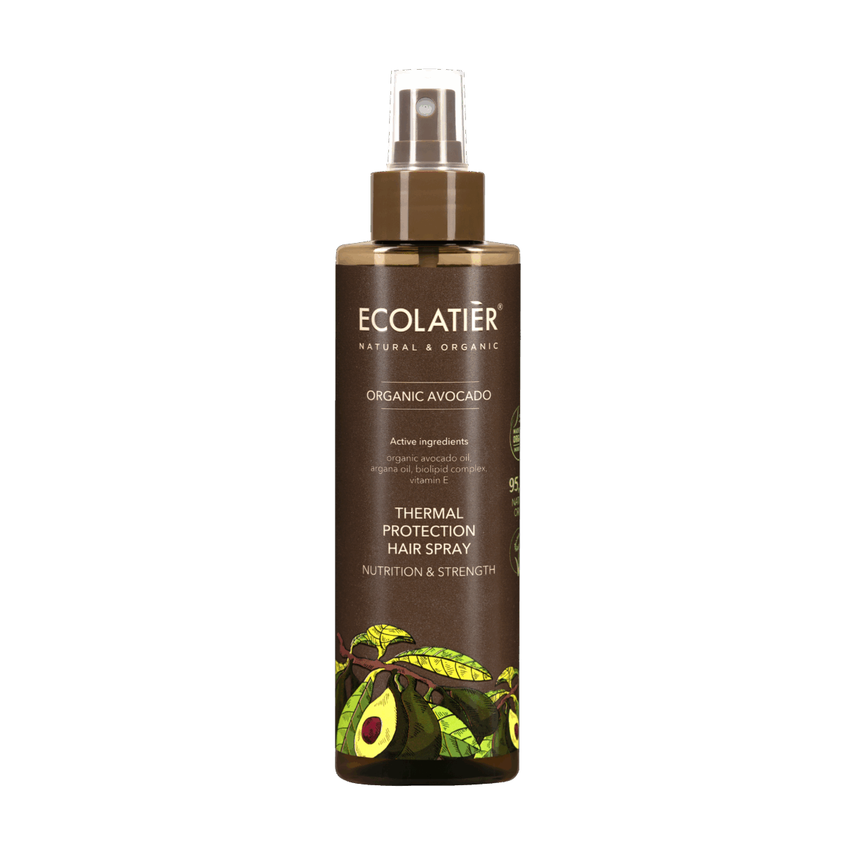 ECOLATIER Sprej za zaštitu kose od toplote Organic Avocado