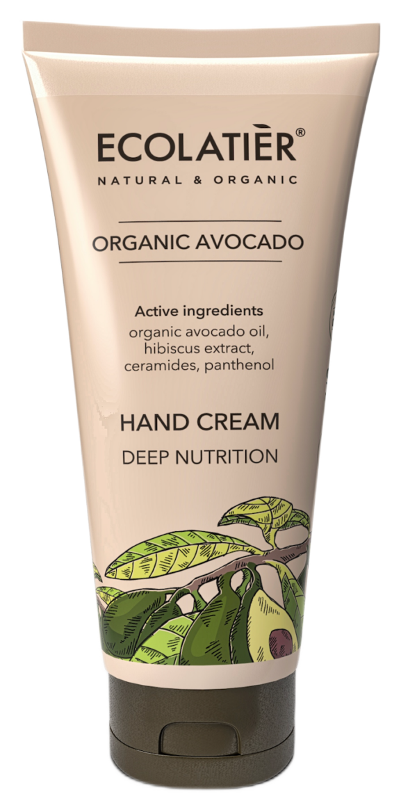 ECOLATIER Krema za ruke Organic Avocado, 100 ml | VESNA