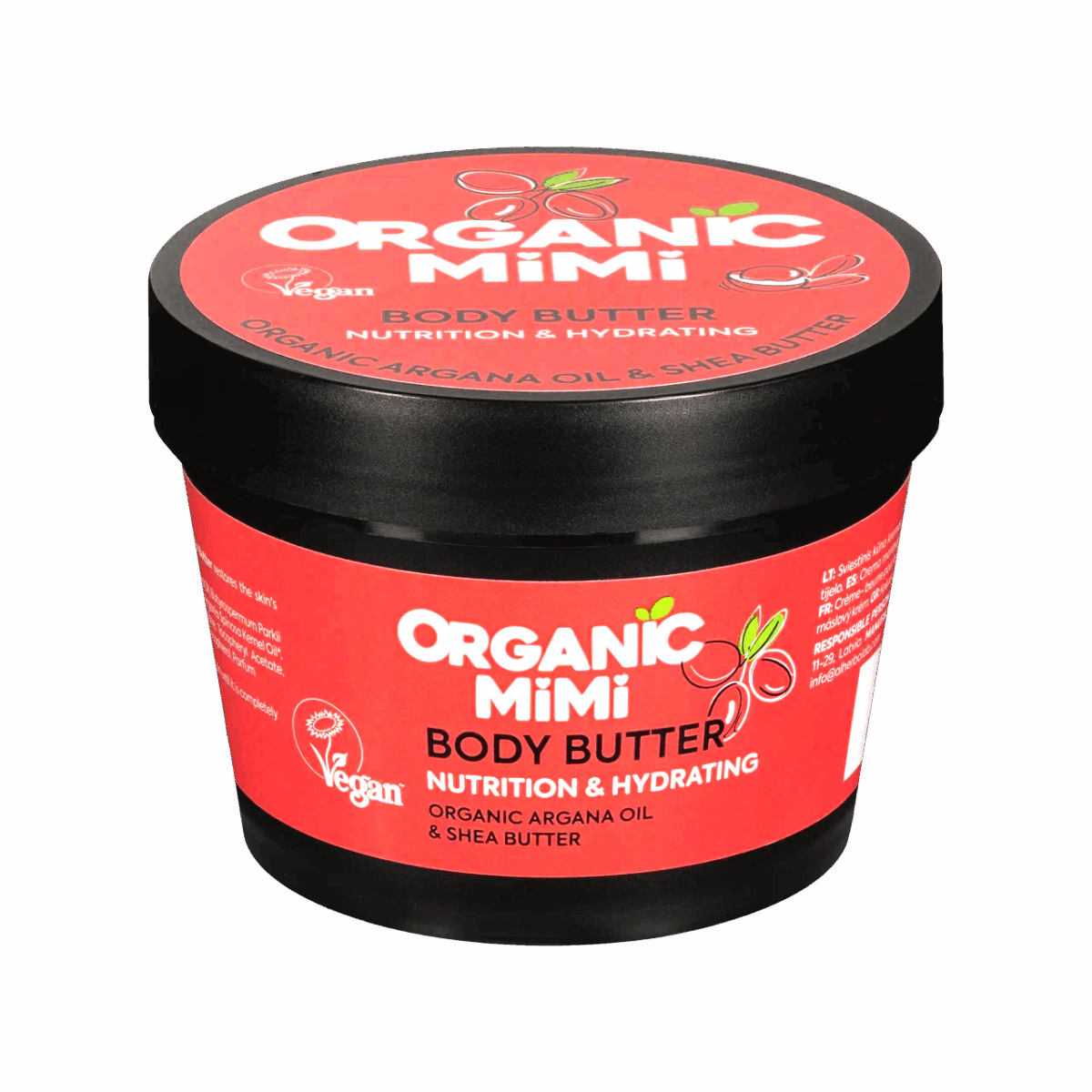 Organic Mimi Puter za telo Argan & Ši, 100 ml | VESNA.RS
