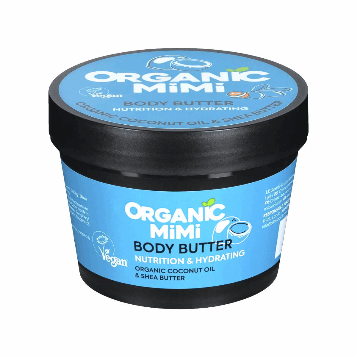 Organic Mimi Puter za telo Kokos & Ši, 100 ml | VESNA.RS