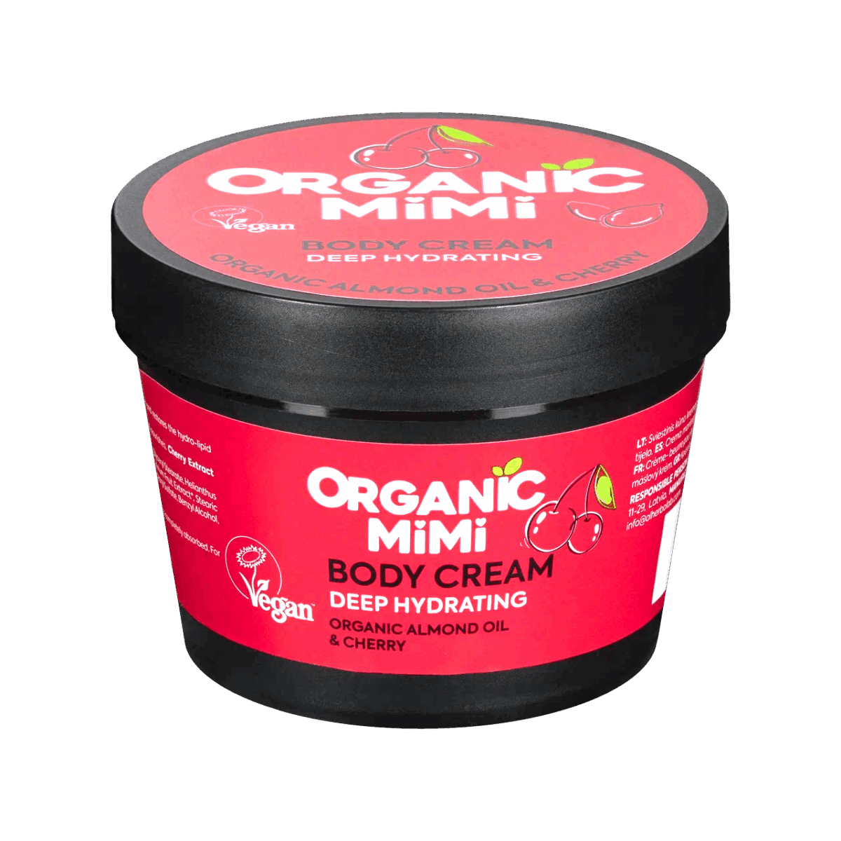 Organic Mimi Krema za telo Badem & Višnja, 100 ml | VESNA.RS