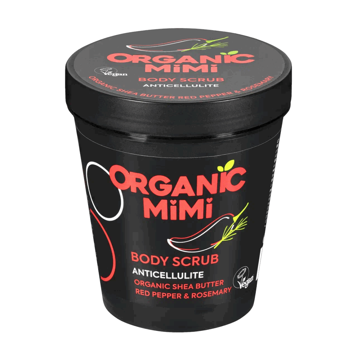 Organic Mimi Piling za telo Čili paprika & Ruzmarin, 250 g | VESNA.RS